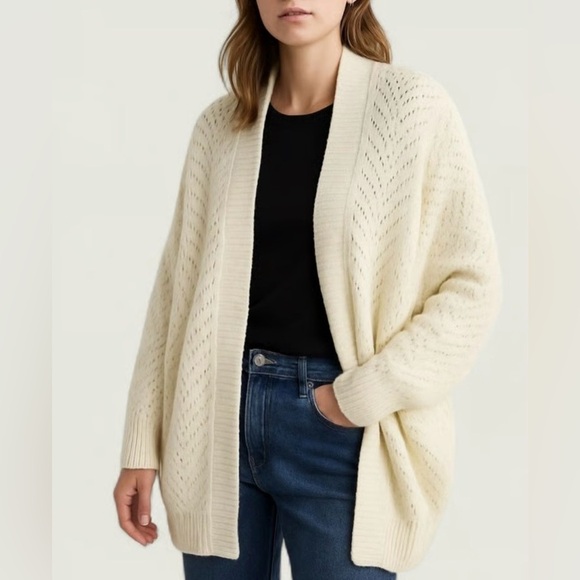 Wilfred Sweaters - Wilfred Open-Front Knit Alpaca Blend Cardigan